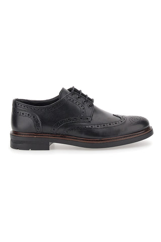 Schwarze englische Schnürschuhe, hergestellt in Italien, PITTARELLO FOCUS 224