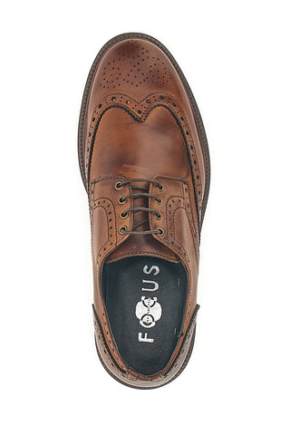 Braune englische Schnürschuhe Made in Italy PITTARELLO FOCUS 224