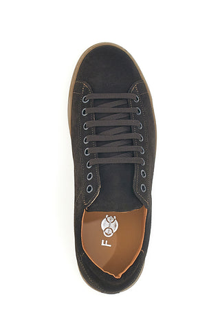 Sneakers in camoscio marrone scuro Made in Italy PITTARELLO FOCUS 3021