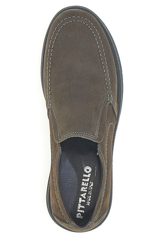 Mocassini taupe in vera pelle Pittarello 21300