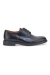 Schwarze Schnürschuhe mit glattem Obermaterial aus echtem Leder PITTARELLO 6851