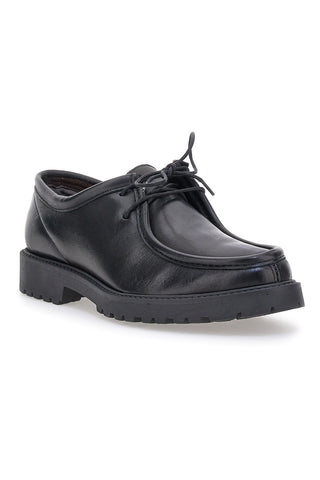 Stringate Nere in Vera Pelle Pittarello 1505