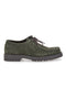 Grüne Wildleder-Schnürschuhe aus echtem Leder Pittarello 1505