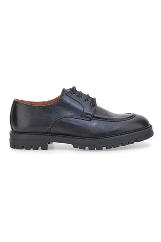 Schwarze Schnürschuhe aus echtem Leder PITTARELLO 6009