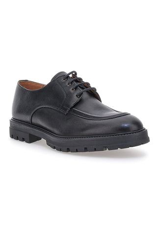 Stringate Nere in Vera Pelle PITTARELLO 6009