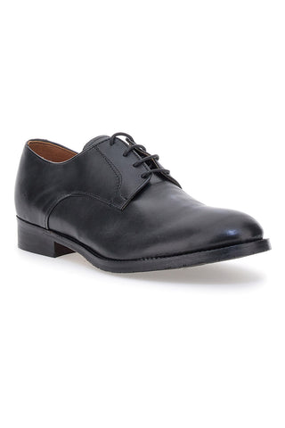 Schwarzer Schnürschuh aus echtem Leder PITTARELLO 506
