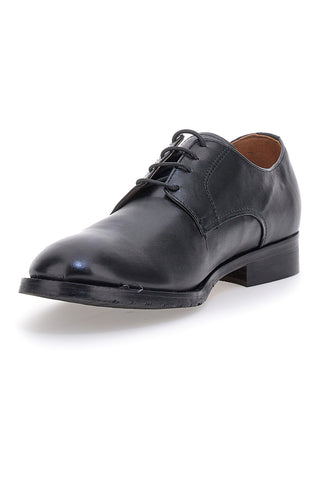 Schwarzer Schnürschuh aus echtem Leder PITTARELLO 506