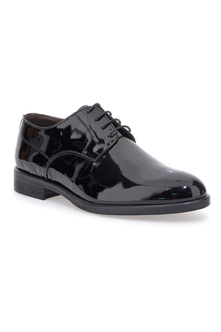 Scarpe stringate Nero in vernice Pittarello class 600