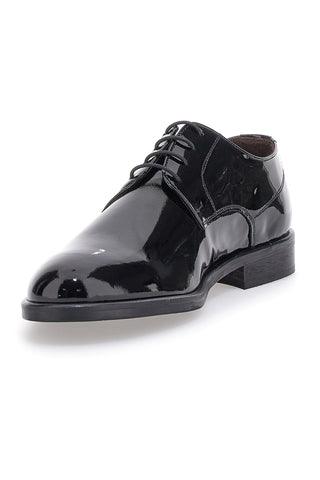 Scarpe stringate Nero in vernice Pittarello class 600