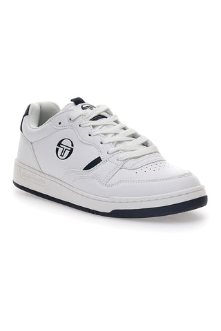 Sneakers bianche con logo blu Sergio Tacchini Pisa Itx