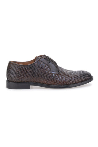 Braune Schnürschuhe aus echtem Leder Pittarello Class 2