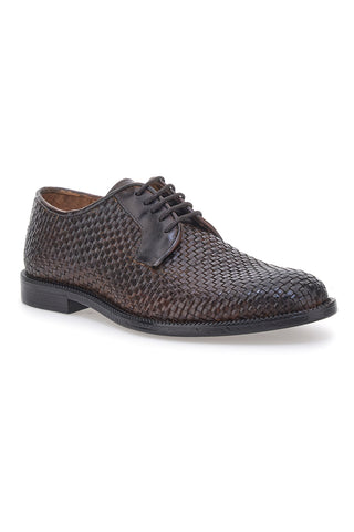 Braune Schnürschuhe aus echtem Leder Pittarello Class 2