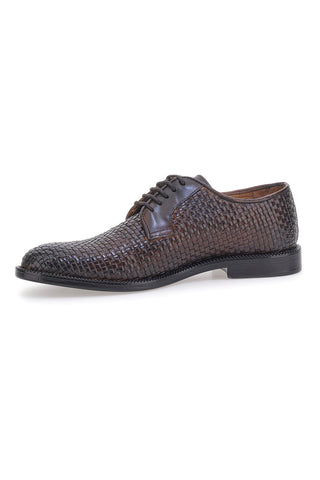 Braune Schnürschuhe aus echtem Leder Pittarello Class 2