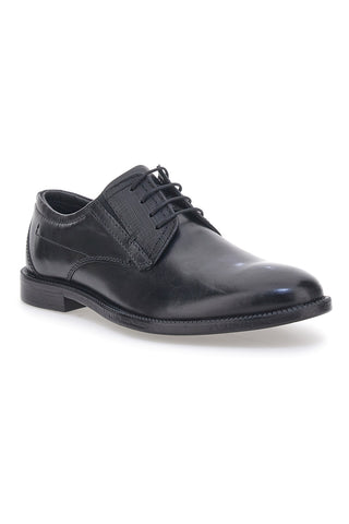 Scarpe Stringate Nere In Vera Pelle Pittarello Class 615