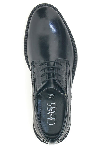 Scarpe Stringate Nere In Vera Pelle Pittarello Class 615