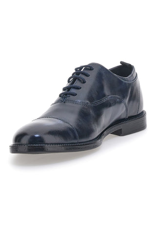 Pittarello Class 601 Schnürschuhe aus echtem Leder, blau