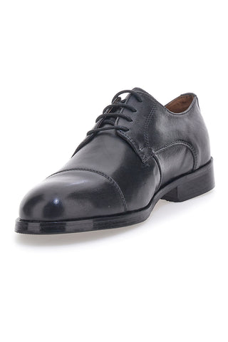 Scarpe Stringate Nere Con Lacci In Vera Pelle Pittarello Class 331