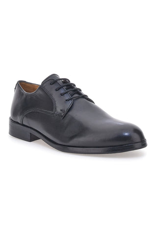 Pittarello Class 330 – Schwarze Schnürschuhe aus echtem Leder
