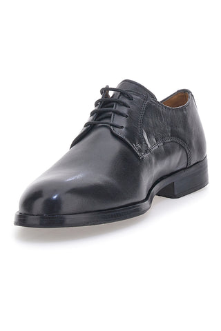 Scarpe Stringate Nere In Vera Pelle Pittarello Class 330