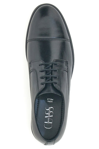 Schwarze Schnürschuhe aus echtem Leder Made in Italy PITTARELLO 950