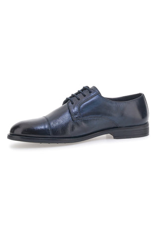 Pittarello Class 17 Schnürschuhe aus echtem Leder, blau