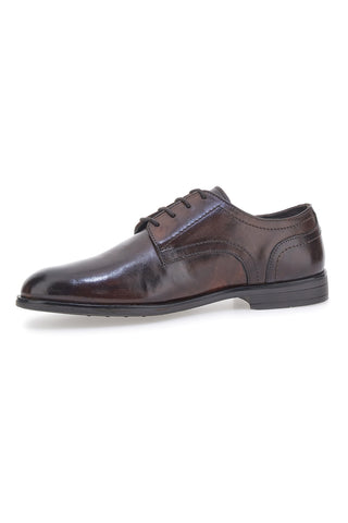 Schwarze Schnürschuhe aus echtem Leder Made in Italy PITTARELLO 901