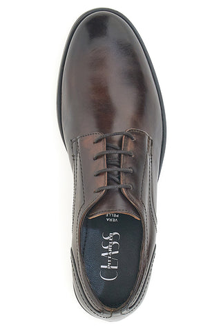 Schwarze Schnürschuhe aus echtem Leder Made in Italy PITTARELLO 901