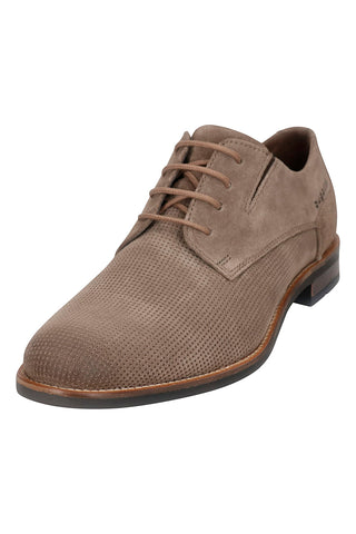 Stringate Taupe con Tomaia in Pelle BUGATTI 311AJY071