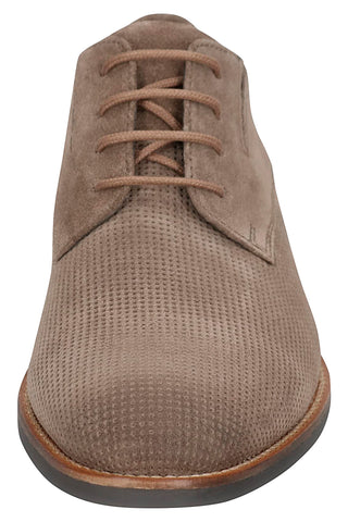 Taupefarbene Schnürschuhe mit Obermaterial aus Leder BUGATTI 311AJY071