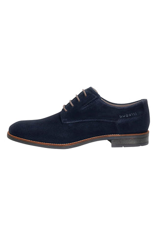 Taupefarbene Schnürschuhe mit Obermaterial aus Leder BUGATTI 311AJY071