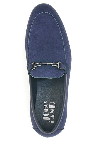 Mocassini Blu a Punta con Fibbia JOHES LAND 218014