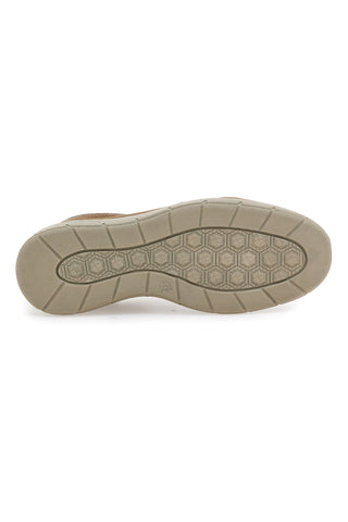 Johes Land SP8002 Schnürschuhe aus echtem Leder, Braun
