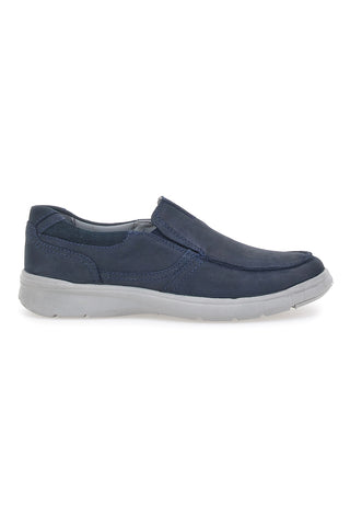 Marineblaue Mokassins mit Obermaterial aus Leder JOHES LAND K106