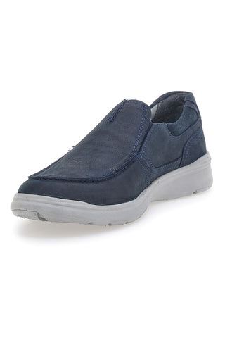 Mocassini Navy con Tomaia in Pelle JOHES LAND K106