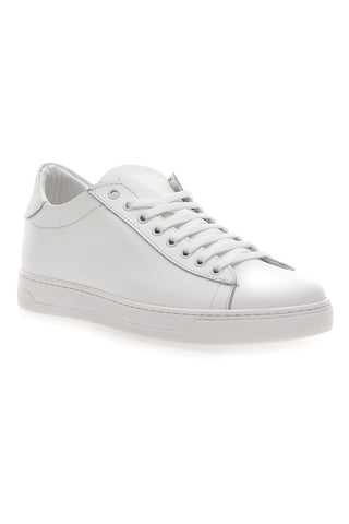 Weiße Sneakers aus echtem Leder, hergestellt in Italien, mit Schwammfutter Ptr 2999