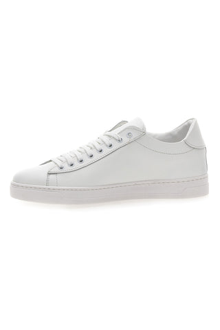 Weiße Sneakers aus echtem Leder, hergestellt in Italien, mit Schwammfutter Ptr 2999
