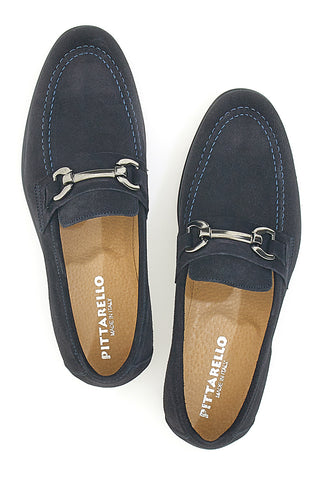 Mocassini Blu in Vera Pelle Made in Italy Pittarello 11
