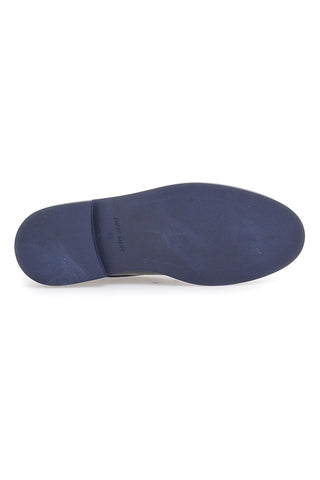 Blauer Lederschnürschuh Made in Italy mit Kontrastkante PITTARELLO 600
