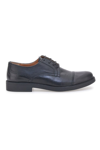 Handgefertigte schwarze Schnürschuhe Pittarello 320