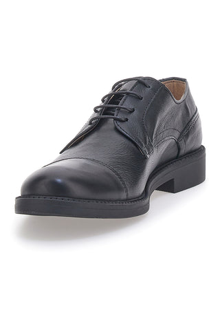 Handgefertigte schwarze Schnürschuhe Pittarello 320