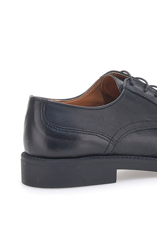 Handgefertigte schwarze Schnürschuhe Pittarello 320