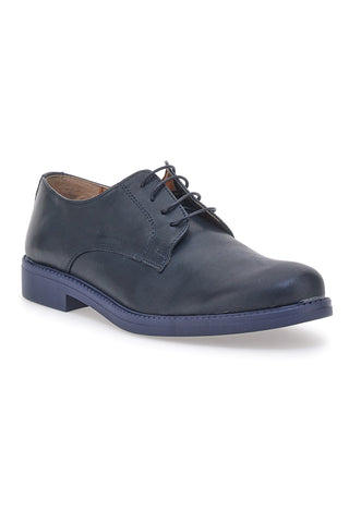 Pittarello 600 Handgefertigte Schnürschuhe aus echtem Leder in Blau