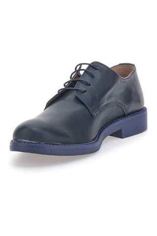 Pittarello 600 Handgefertigte Schnürschuhe aus echtem Leder in Blau