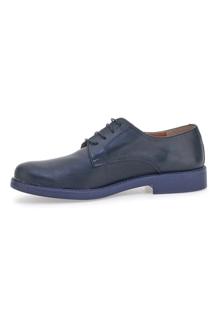 Pittarello 600 Handgefertigte Schnürschuhe aus echtem Leder in Blau