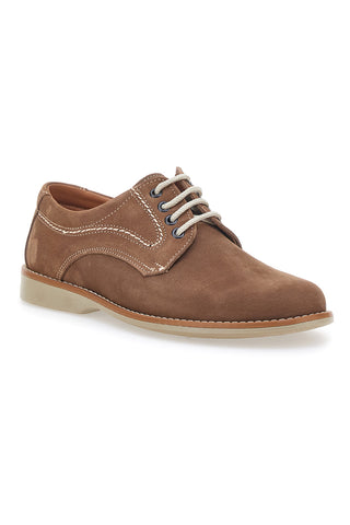 Scarpe Stringate Marroni In Nabuk Made In Italy Jerpoint 1