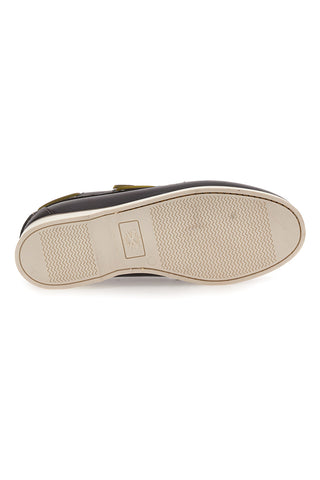 Braune Leder-Loafer im Bootsstil CLAREMORRIS 10