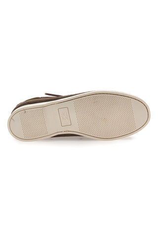 Taubengraue Wildleder-Loafer im Bootsstil CLAREMORRIS 10
