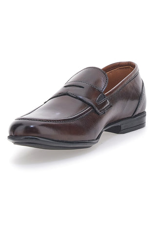 Braune Mokassins aus echtem Leder, hergestellt in Italien, Pittarello 70