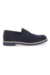 Pittarello 115 Loafer aus blauem Wildleder
