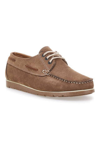 Scarpe Stringate Marroni In Vera Pelle Made in Italy Jerpoint 09
